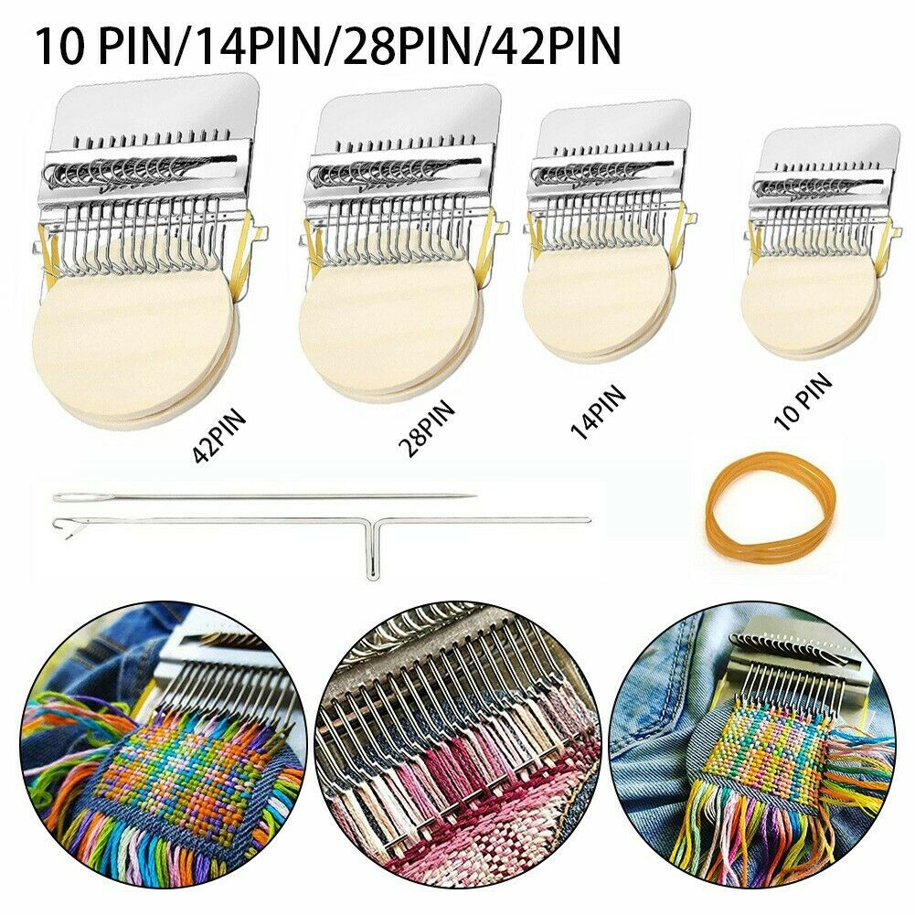 Small Loom Speedweve Type Weave Tool Beautiful Stitching Mending Jeans Clothes Fun Mending Loom Darning Machine Loom