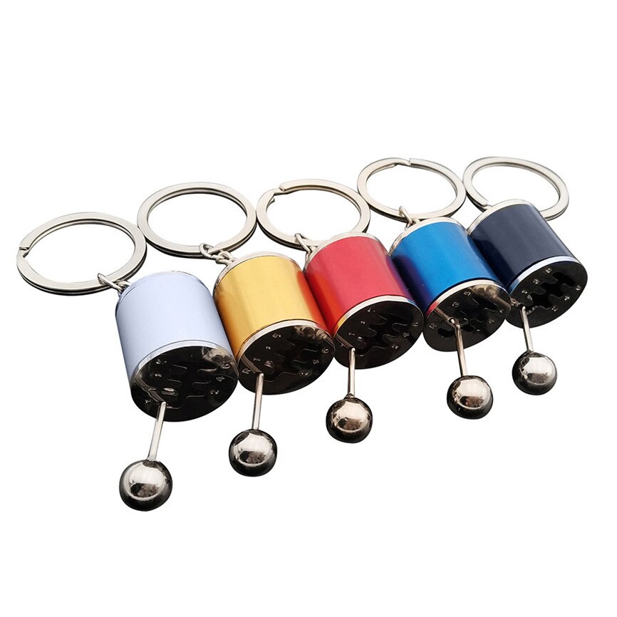 Gear Knob Gear Shift Gear Stick Gear Box Metal Key Chain Keyfob Car Keyring Keychain Tool Sep#2