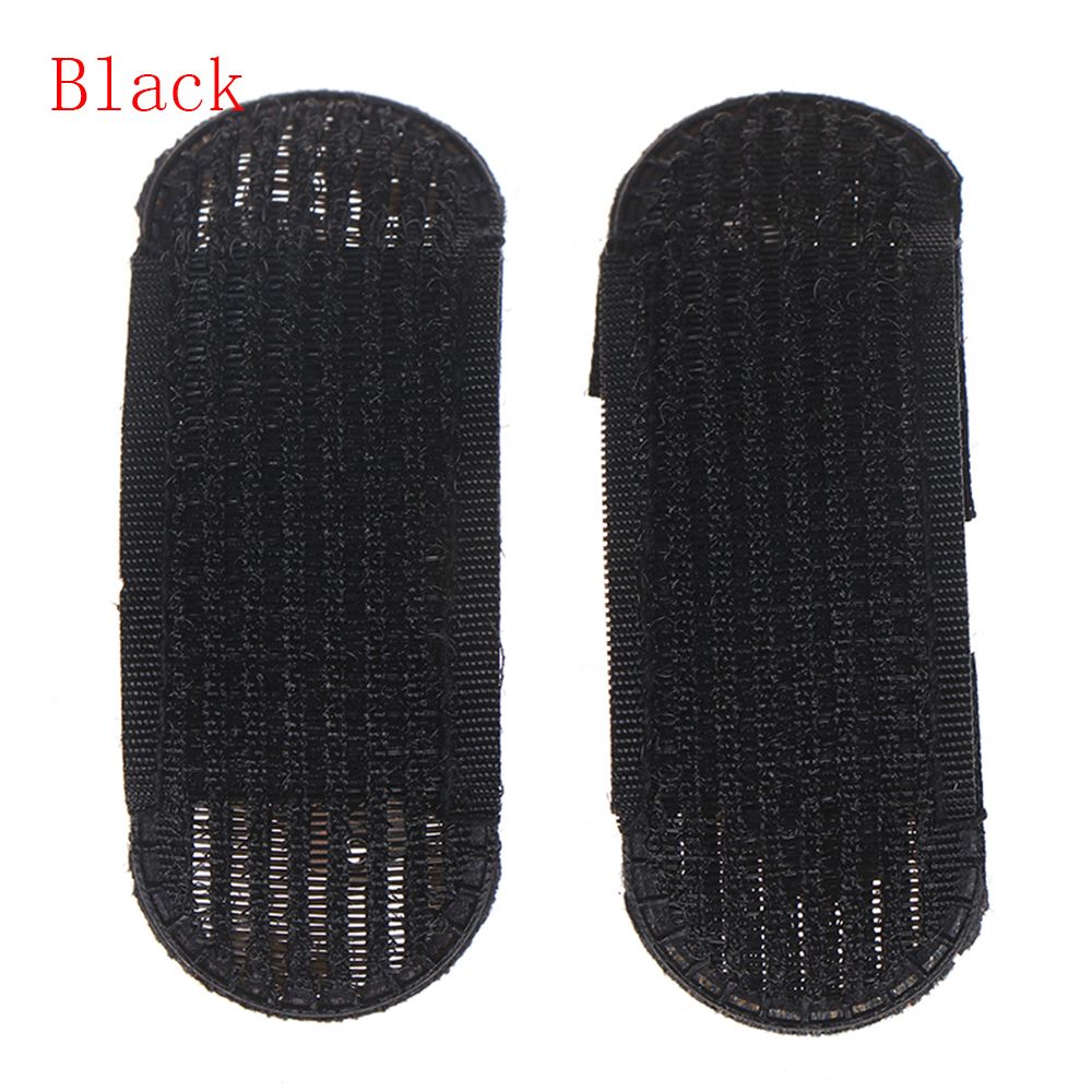 Horquillas invisibles para el pelo para mujer, clips de esponja esponjosa para el cabello, accesorios para el cabello: 2-black-2PCS