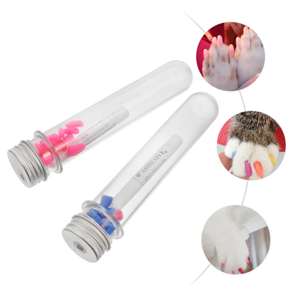 2 Set Nail Protector Protective Cat Claw Caps Cat Claw Covers for Dog Pet