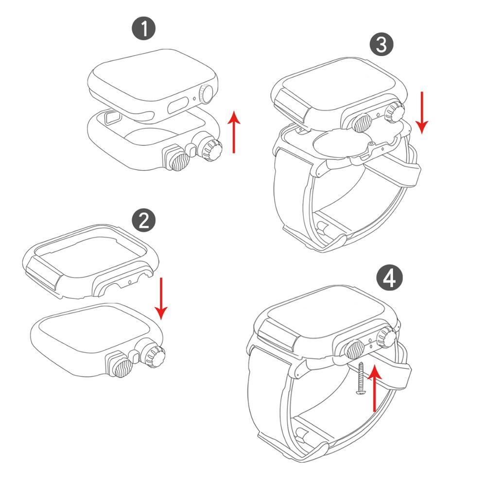 The latest diving watch band camouflage suit 3rd generation 42MM/4th generation 44MM surf-proof suitable for Apple Watch