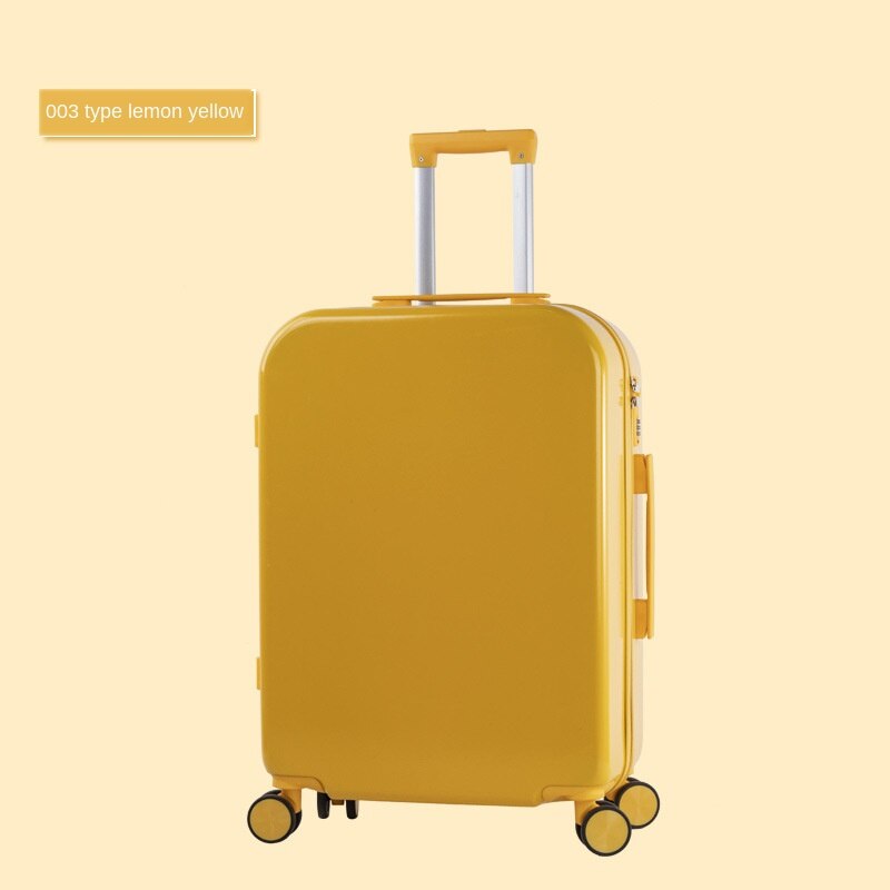 De Mode Universele Wiel Unisex Rits Trolley Case Krasbestendig Koffer Cabine Kofferbak Matte Effen Kleur