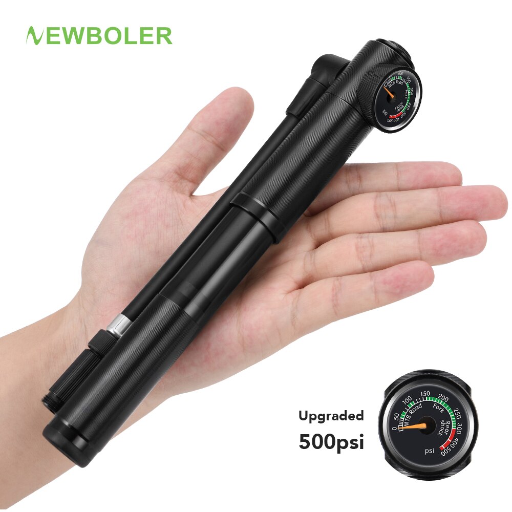 Przenośna wysokociśnieniowa pompka robić roweru 500psi z manometrem robić widelca i tylnego zawieszenia amortyzatora górskiego koła rowerowego