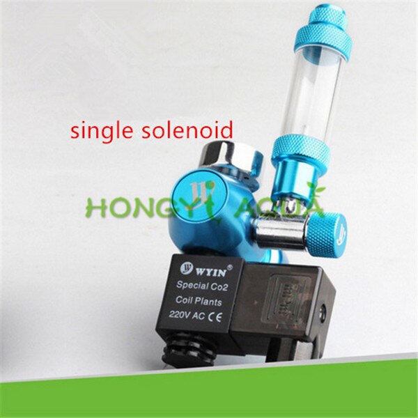 1 piece 220v CO2 decompression table CO2 regulator single table/double table/single solenoid/double solenoid/single table 2 out: Purple 
