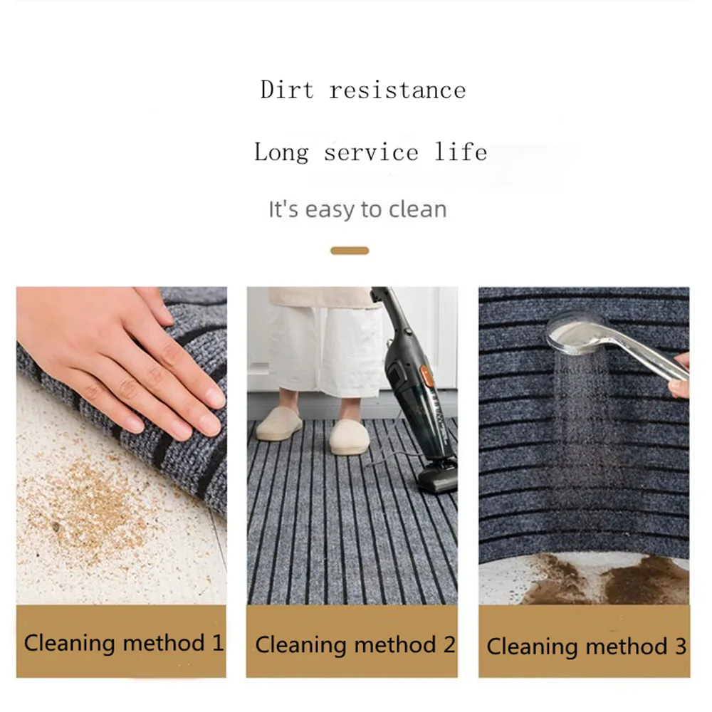Alfombra de cocina antideslizante absorbente de aceite, alfombra de cocina larga moderna para pasillo, felpudo, alfombra para suelo, alfombra para correr, alfombra de baño, entrada fácil de limpiar