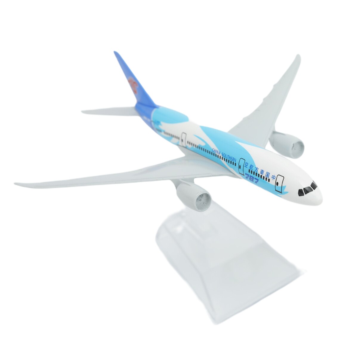 Miniatura dell&#39;ornamento del ricordo da collezione di aviazione del mondo di 15cm del modello 15cm della lega dell&#39;aeroplano della cina south Airlines B787