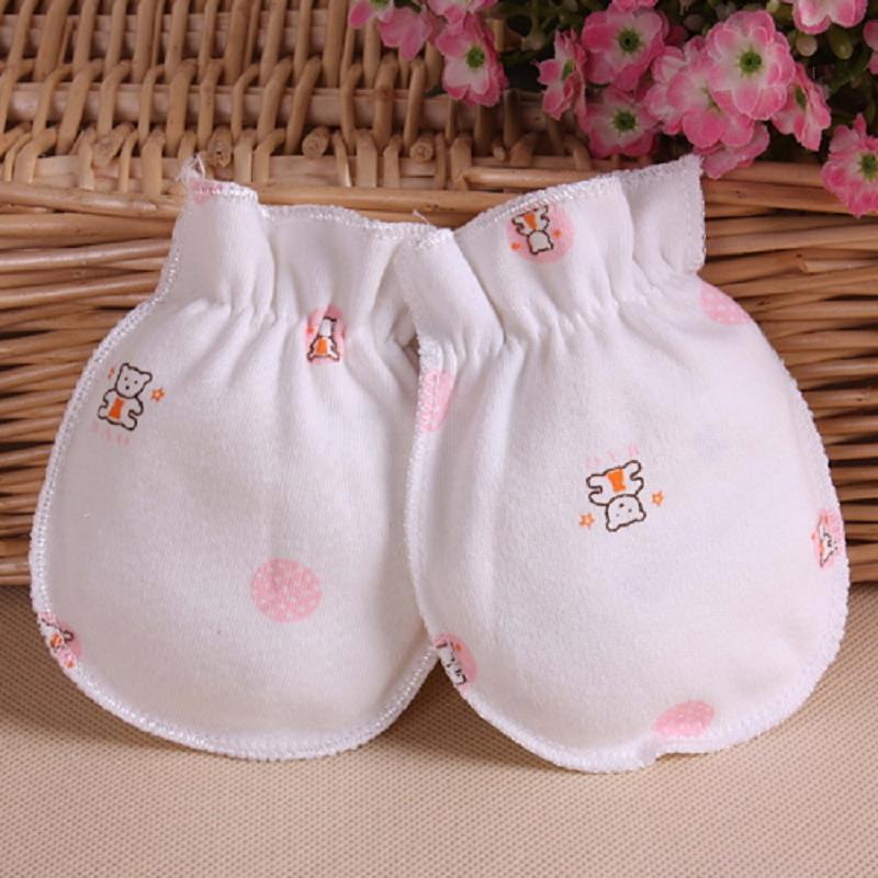 Gants Anti rayures en coton pour garçons | 1 paire, gants pour bébé Protection des mains, gants de bébé doux pour -nés, de réception pour filles