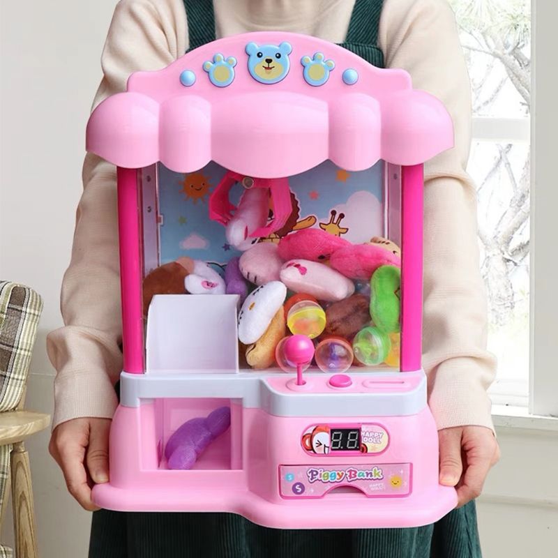 Claw Arcade Game Candy Dispenser Clip Doll Machine for Kids Birthday & Christmas for Children