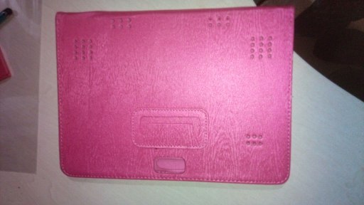 Myslc pu lædercover til digma citi octa 10 cs1219pl 10.1 tommer tablet: Rosenrød