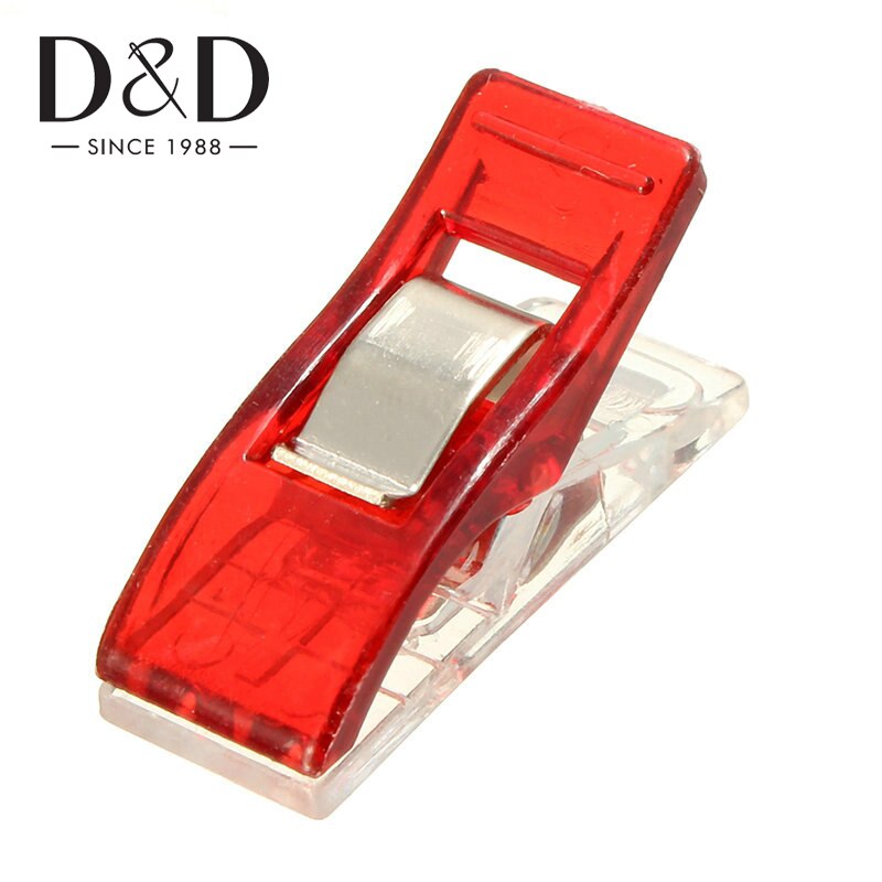 Clips de plástico mezclado para Patchwork, soporte para tela acolchada, artesanía, costura, prendas de punto, 30 Uds.