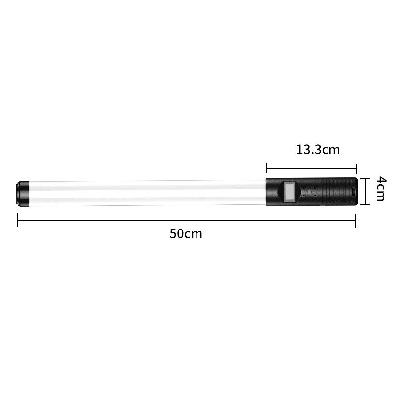 Handheld Rgb Fotografie Verlichting Stok Licht Toverstaf Usb Oplaadbare Met Statief Houders Stand Voor Party 3200-5600K Led vullen Lamp