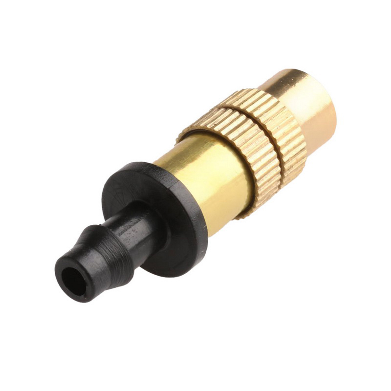 10pcs Verstelbare Verneveling Nozzle Tuinieren Waterkoeling Draad Sprinkler Sproeikop Verstelbare Messing Voor Irrigatiesysteem
