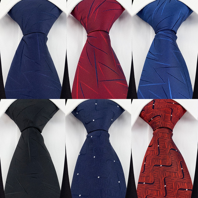8cm Neck Ties for Men Casual Plaid Suits Tie Gravatas Blue Mens Neckties for Business Wedding Men Ties Men