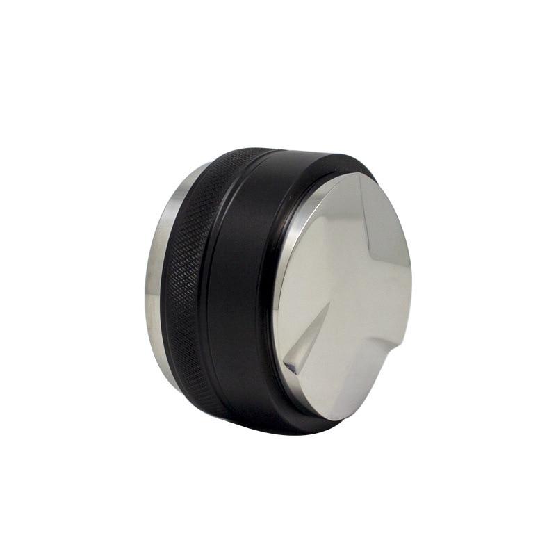 51/53/58mm tasseurs à expresso, tasseur à café double face , 3 pentes inclinées et base plate, outil de nivellement en acier inoxydable massif non revêtu