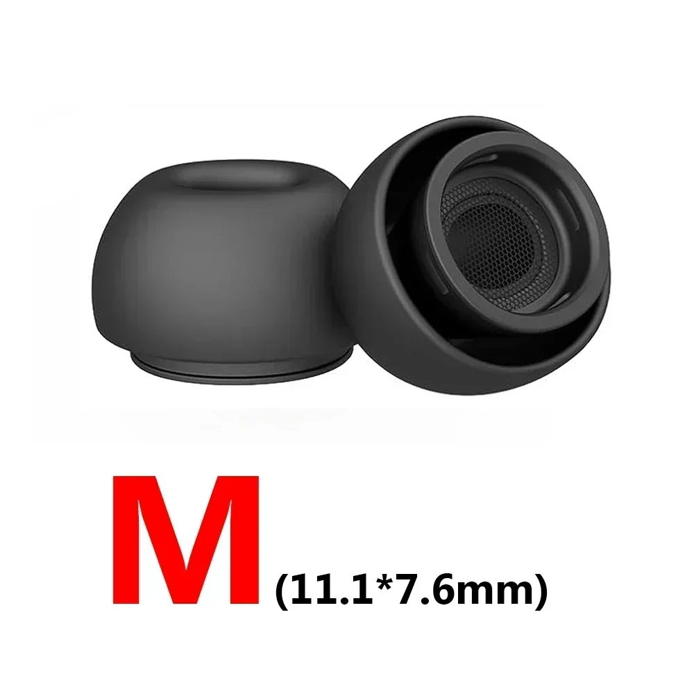 XS/S/M/L embouts en Silicone bouchons d'oreilles pour Apple AirPods Pro 1ère 2ème génération écouteurs en Silicone de remplacement pour AirPods Pro 1 2: 2XS / Gris foncé