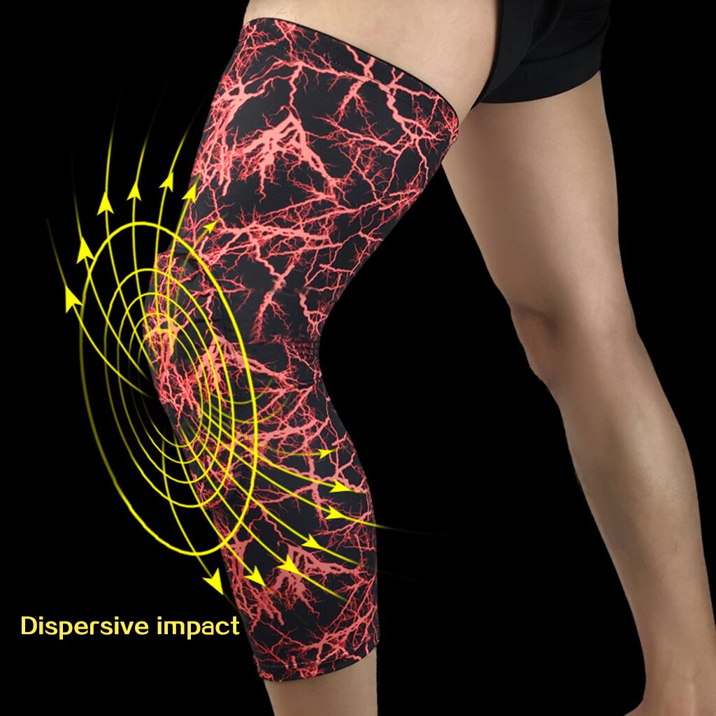 Lohnende 1 PC Honeycomb Basketball Knie Pads Elastische Patella Schaum Kneepad Klammer Volleyball Sport Fitness Unterstützung Protector