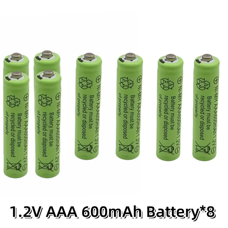 Nowy akumulator AAA 1,2 V 600 mAh Ni-MH akumulator lpega do pilota zabawkowego akumulatory AAA akumulator 1,2 V: Pomarańczowy