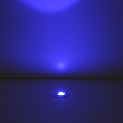 Forsænket 0.6w led gulvlampe til have udendørs belysning vandtæt  ip67 underjordisk lampe 6 stk / sæt  f108-6: Blå