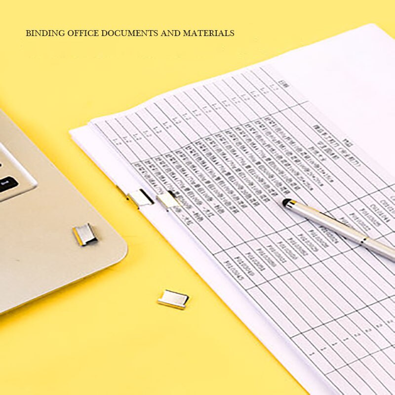 Paper Folder For Students Metal Pusher Large Binder Paper Folder Paper Folder Fixing Folder Multi-Function