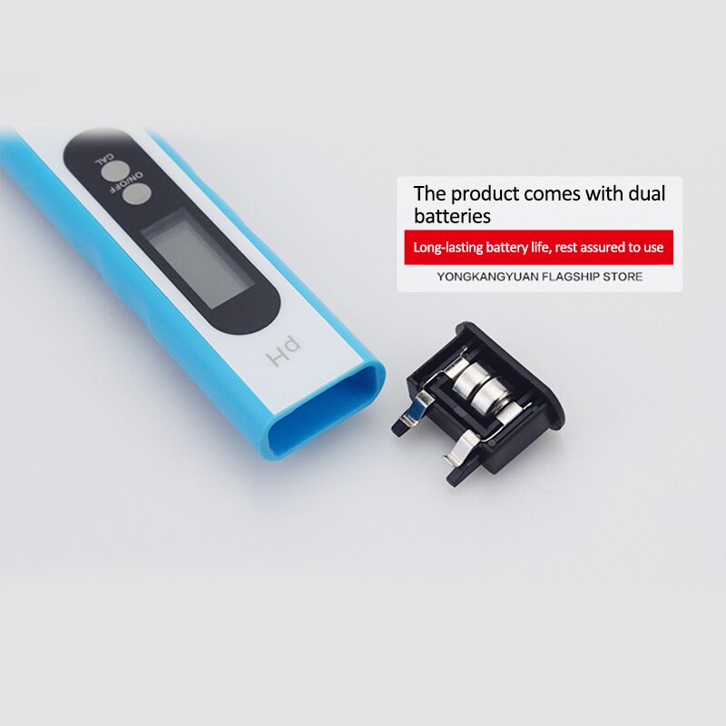 Portable Digital PH Meter Water Tester TDS Meter Pen Medidor 0.0-14.0 PH High Accuracy for Drink Aquarium PH Monitor