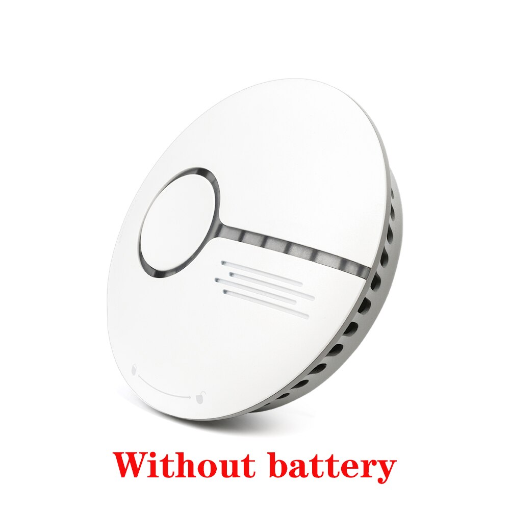 Tuya røykvarsler frittstående wifi røyk temperatur detektor sensor for smart hjemmekontor trådløs røyk sensor alarm system: Uten batteri