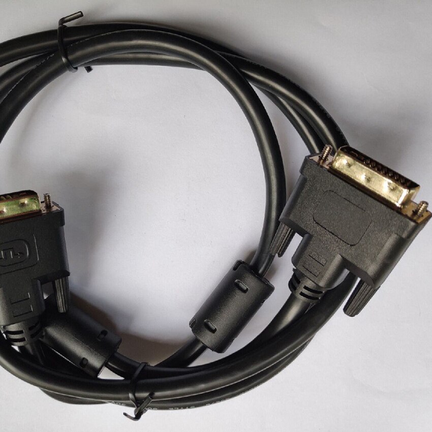 HD 1080P Digital Monitor DVI D to DVI-D Gold Plated Male 24+1 Pin Cable for PC HDTV Projector Computer Graphic 1.5M/3M