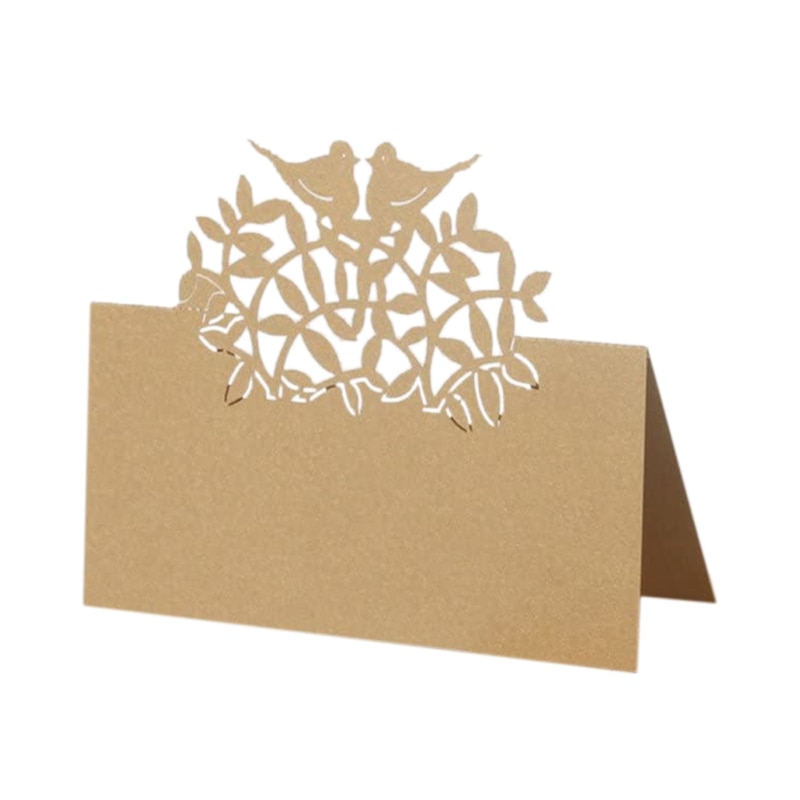 50 szt. Ślub imię gościa karteczki z miejscem stolik imprezowy nazwa karteczki z miejscem numery stołów papierowych miejsce karta towarzyska etykieta z imieniem