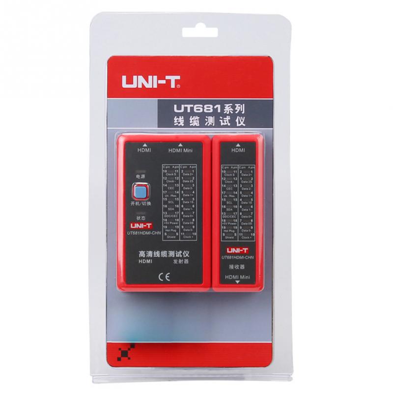 Ut681l hdmi kabel tester sporer lan auto nettverk ledet tester ethernet telefon bnc hdmi reparasjonsverktøy: misligholde tittel