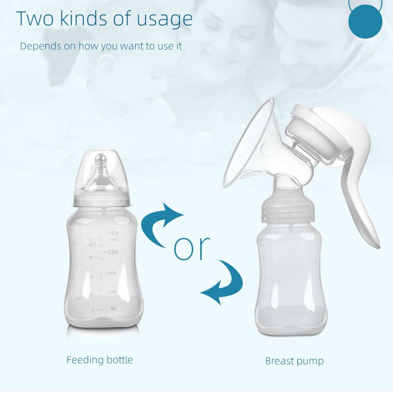 Tiralatte manuale capezzolo aspirazione latte maternità succhiare forniture postnatale pompe latte biberon accessori per bambini