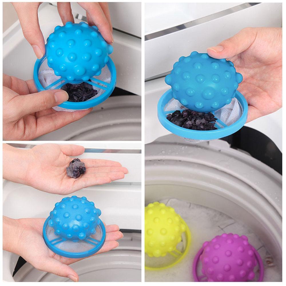 Floating Style Laundry Artifact Laundry Ball Flower Shape Mesh Bag Floating Lint Hair Catcher Dirt Catch Washing Machine