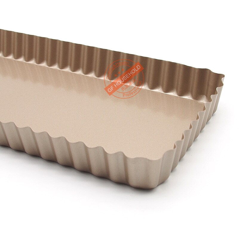 14 zoll Extra Lange Nicht-Stick Lose Bottom Quiche Tart Torte Pan, Torte Pie Pan, rechteckigen Tart Quiche Tart Pan mit Abnehmbare Basis