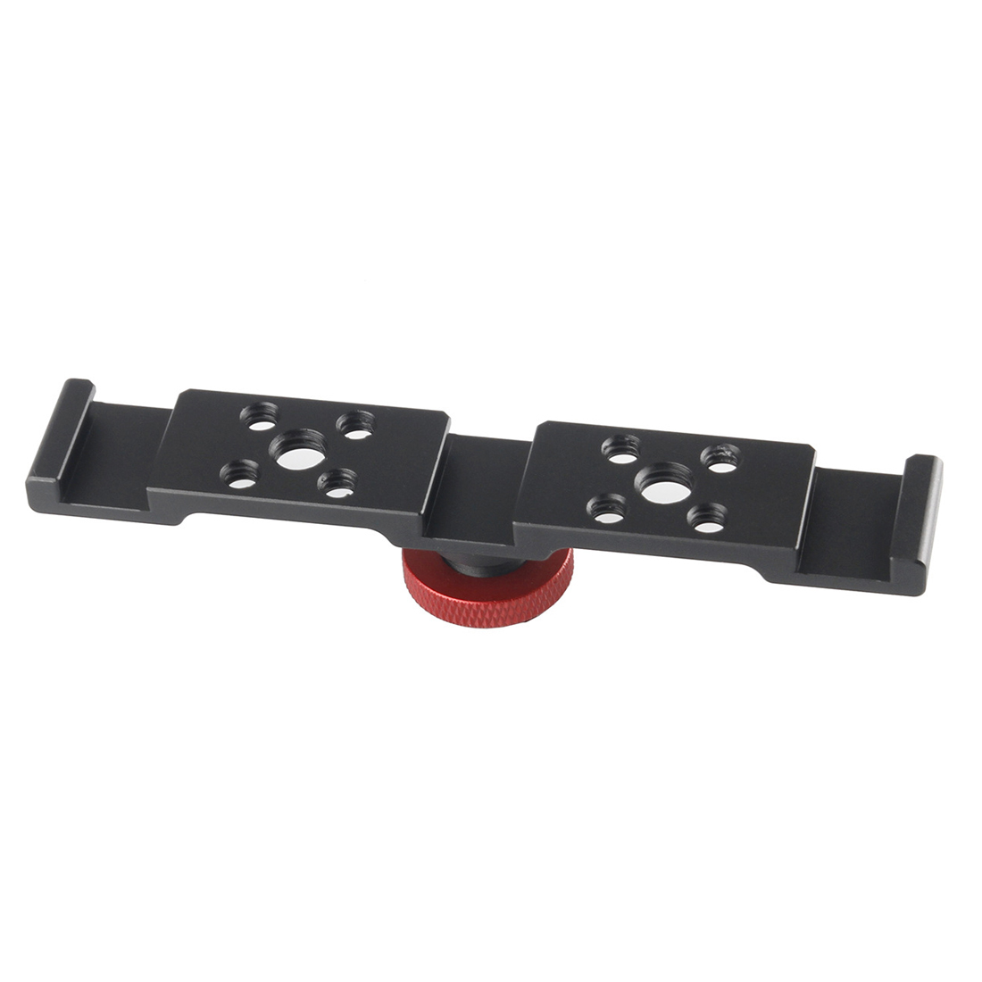 Bgning Triple/Dubbele Koud Schoen Mount Adapter 1/4 Mount Extension Bar Beugel Voor Dslr Camera Statief Zaklamp Licht Microfoon: Type H