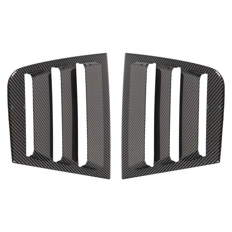 Side Window Louvers Side Window Air Scoop Impact Resistant Carbon Fiber Style Anti Deform for Car