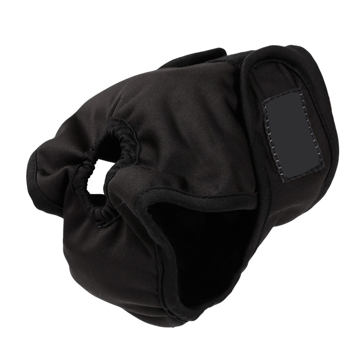 1Pcs Hond Luier Fysiologische Broek Sanitaire Herbruikbare Wasbare Vrouwelijke Hond Slipje Shorts Luier Ondergoed Slips Voor Honden XS-XL: Black / M