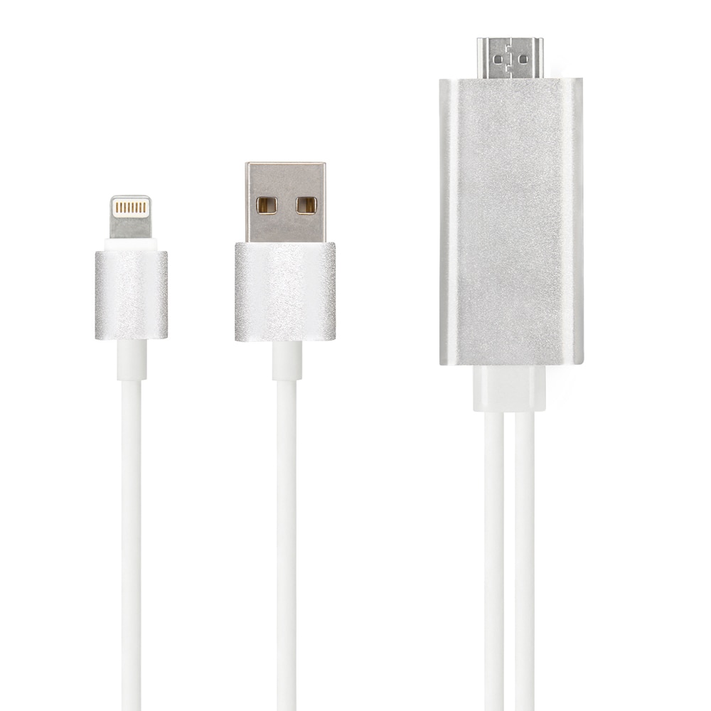 HDMI Cable for Lightning To HDMI Cable HDTV TV AV Adapter USB Cable 1080P