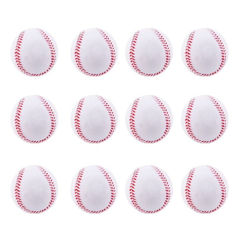 12Pack Baseball Foam Softbal 9Inch Volwassen Jeugd Training Sporting Batting Bal Voor Game Pitching Catching Training: Default Title