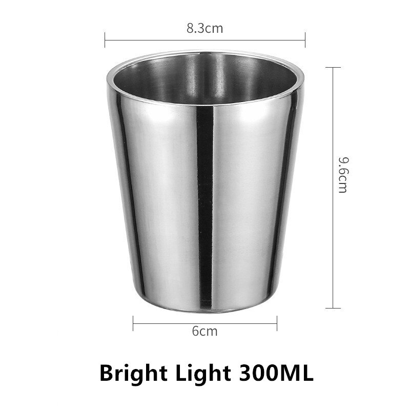 Taza irrompible e irrompible para beber cerveza, café, té, aislamiento Anti escaldado, taza de agua de acero inoxidable, tazas para niños: Azul