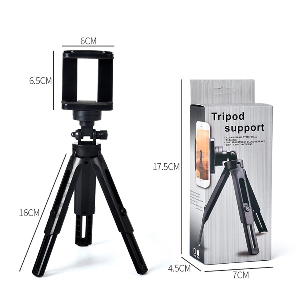 Shockproof Foldable 360 Degree Rotation Mini Desktop Tripod Lightweight Bracket