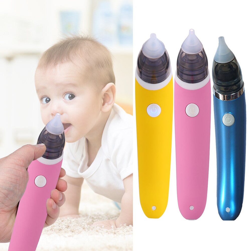 Neue Baby Nasensauger Elektrische Sicher Hygienisch Nase Reiniger Baby Pflege Nase Spitze Oral Rotz Sauger Für Neugeborene