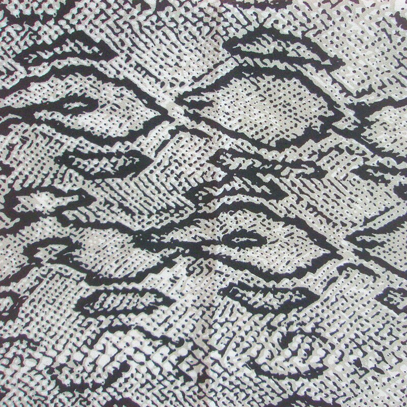 Tissu en mousseline de soie 5 Yards | Voile africain de , motif Python serpent Sexy, tissu pour robe,