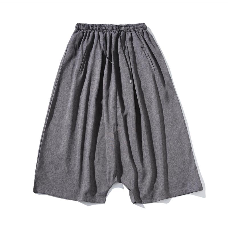 uformelt haremsbukser skrittbukser mannlige solide løse hiphopbukser streetwear crossbukser menn i crossbukser til menn