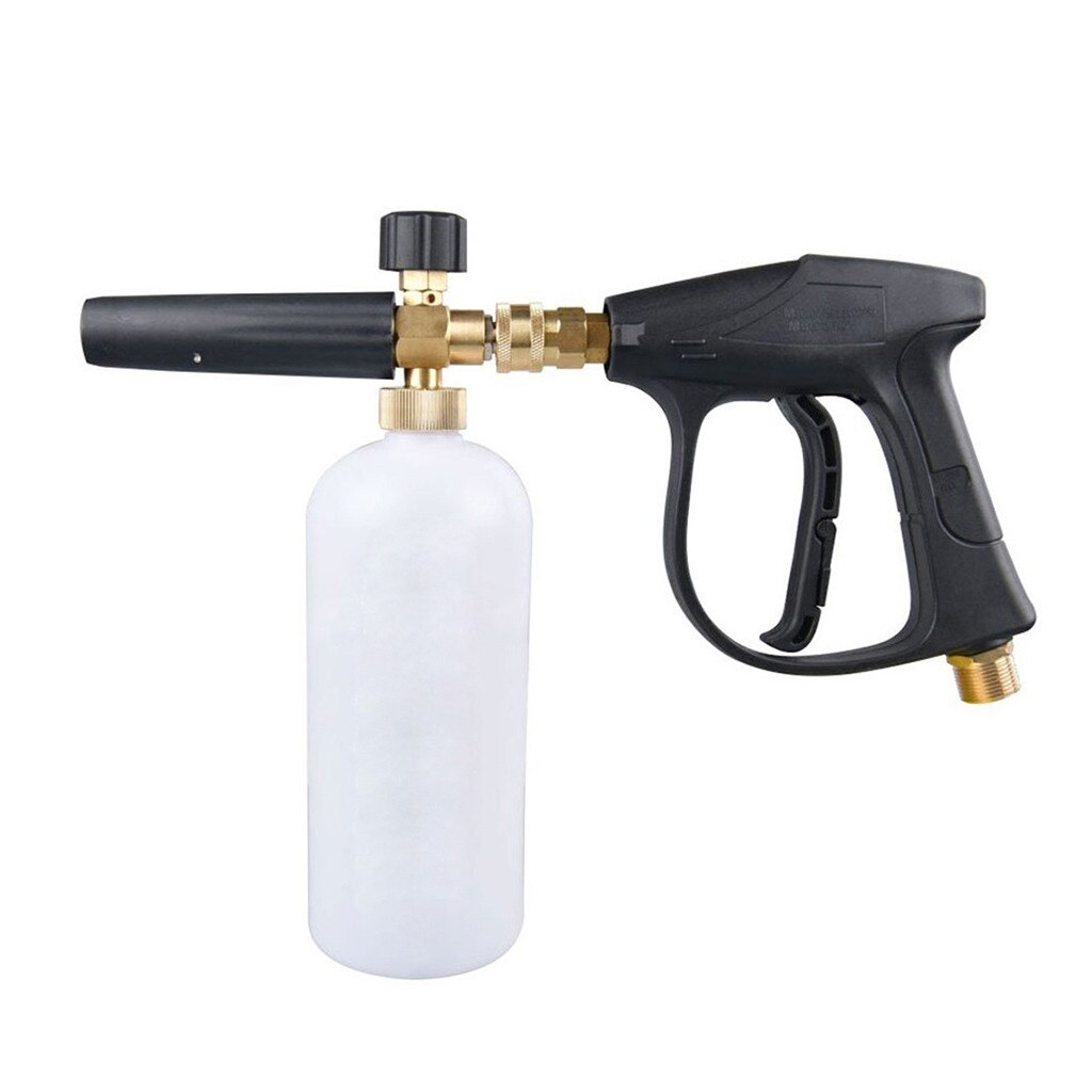 GALAXYER Sneeuwschuimkanon, 1000 ml Heavy Duty Sneeuwschuimpistoolsproeier Auto Schuim Blaster Brede Hals Verstelbaar Dik Schuim voor Hogedrukreiniger met 1/4 '' Quick Connector GALAXYER Sneeuwschuimkanon, 1000 ml Heavy Duty Sneeuwschuimpistoolsproeier Auto Schuim Blaster Brede Hals Verstelbaar Dik Schuim voor Hogedrukreiniger met 1/4 '' Quick Connector