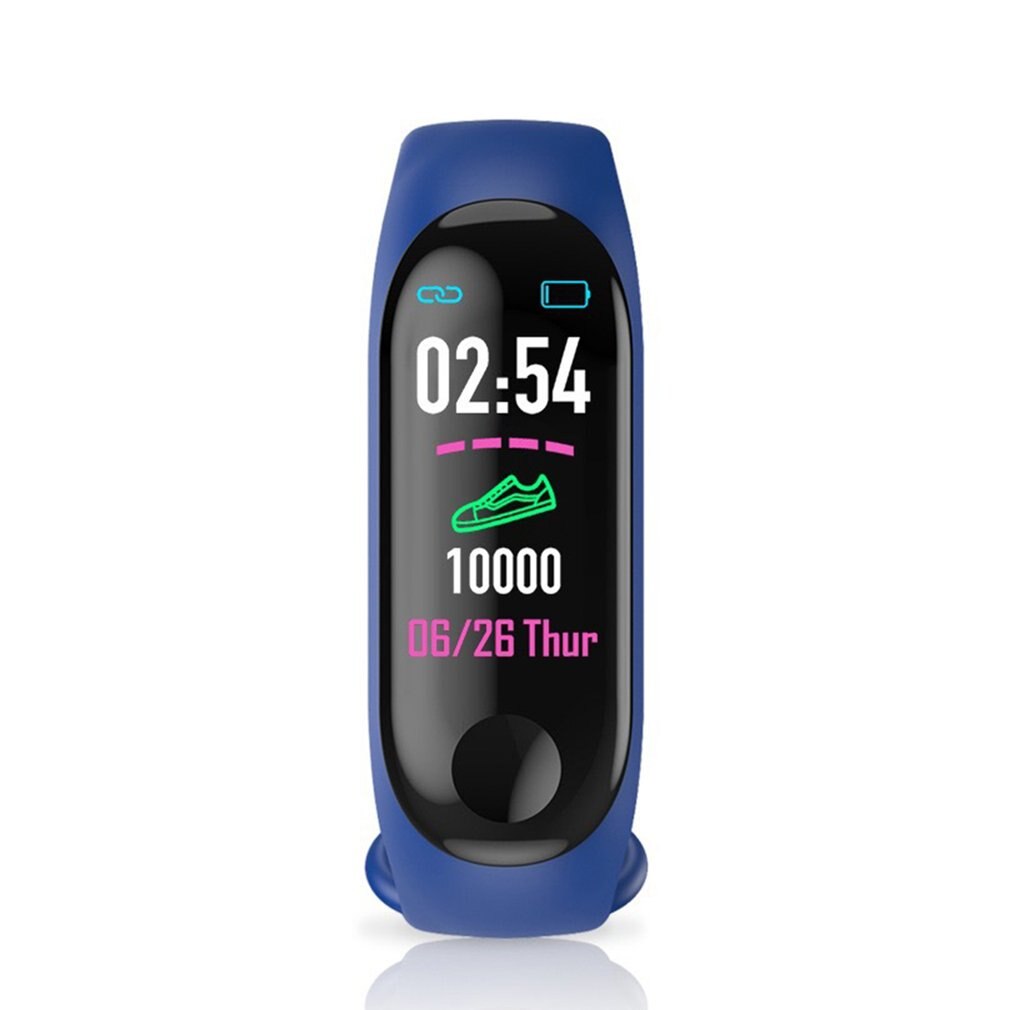 M3 inteligente pulseira de fitness banda com medidor de pulso pressão medição esporte atividade rastreador fitness relógio saúde vida