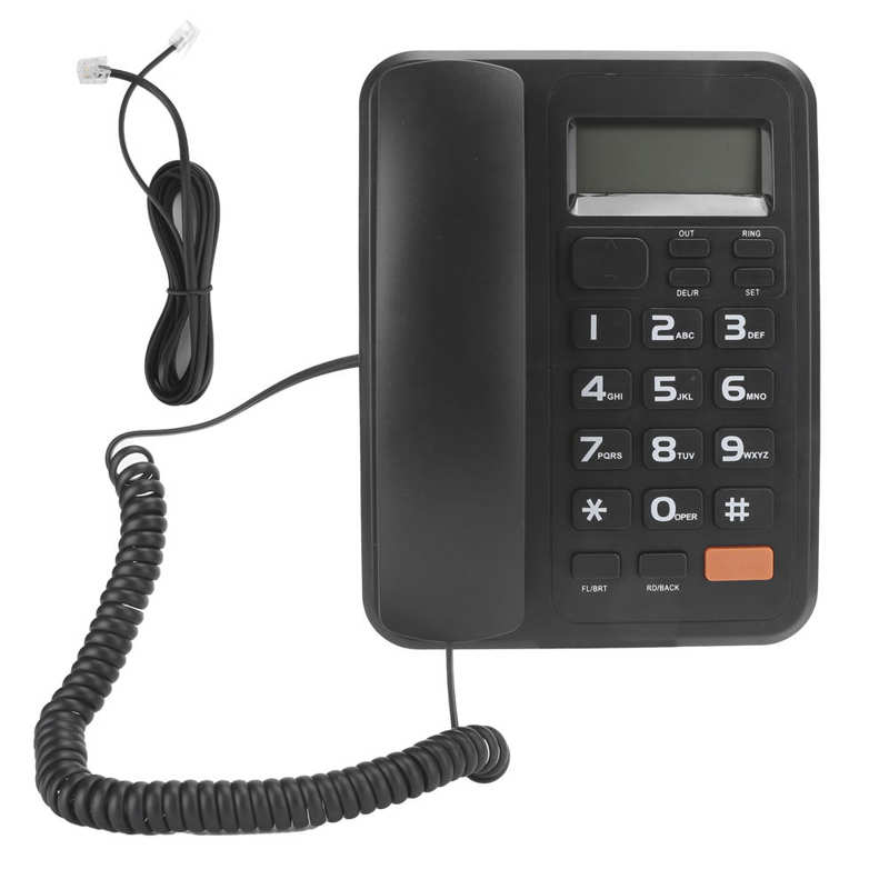 KX-T2022CID Vaste Telefoon Thuis Bedrade Vaste Business Kantoor Snoer Desk Telefoon Zwart Telefono Fijo