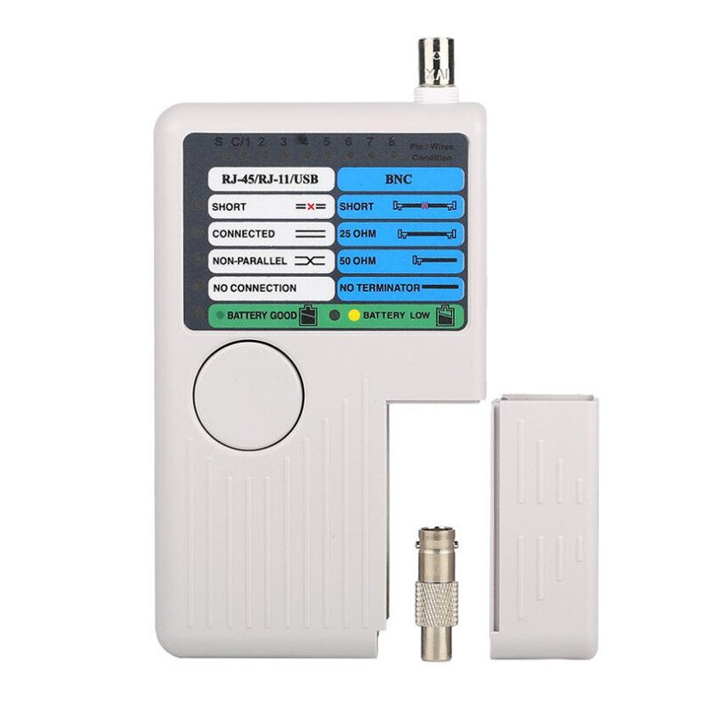 Multifunctionele Netwerk Tester Vier-In-een Kabel Detectie Tool Bnc + RJ11 + RJ45 + Usb Pairing Apparaat