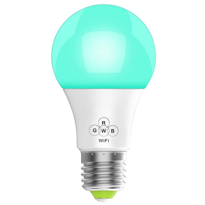 Wifi Smart Dimbare Led Lampen, Muziek Sync Rgb Kleur Veranderende Lamp, Compatibel Met Alexa, Echo, google Thuis En Ifttt, A19