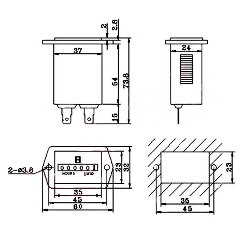 Hoge Precisie Timer Quartz Elektronische Volledige Verzegeld Timer Opladen En Tracking Monitoring Precisie Apparatuur Onderhoud Cyclus