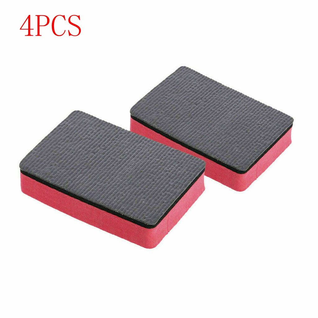 Esponja de limpieza de coche, barra de esponja de arcilla mágica superior, bloque de limpieza, borrador, cera, almohadilla de pulido, herramienta G90724,: 4pcs