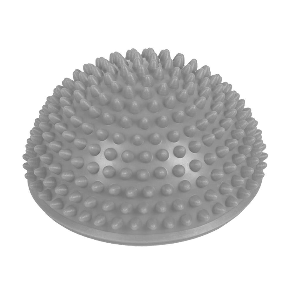 Demi-boule gonflable en caoutchouc pour Yoga, entraîneur d&#39;équilibre, demi-sphère, exercices de Massage, gymnastique, Pilates, Fitness: Grey