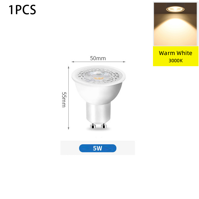 Rumindretning  gu10 -skinne led-lampe til husholdningsapparater køkkenspotlight tøjbutik skinnesæt loftspotlights: Varm hvid